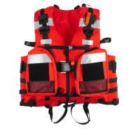 激流救生衣（150N 配口哨+牛尾繩+D型環+快脫帶+救援刀）