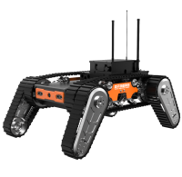 地震搜索機器人（前后雙擺臂） （第3代，語音控制+熱成像+氣體探測+自主導航）