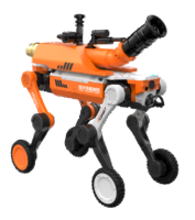 輔助滅火四足機器狗/四足水炮滅火機器人 （大狗、輪足、機器狗專用消防水炮）