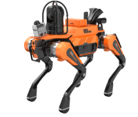 輔助偵察四足機器狗 (超級大狗、點足)【四合一多功能模塊(喊話+照明+警示+拾音)、防爆多參數測定器(4種氣體)】